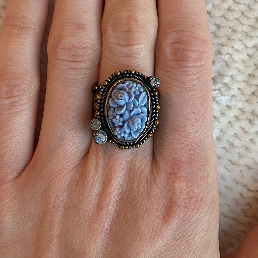 Mars And Valentine Vintage Cocktail Ring